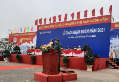 Lễ giao nhận quân năm 2021